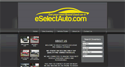Desktop Screenshot of eselectauto.com
